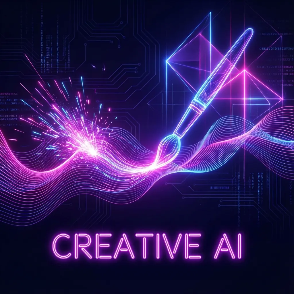 Creative AI Abstract Background