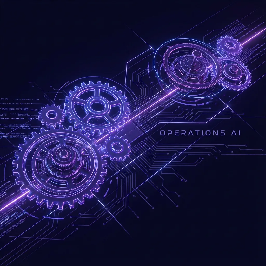 Operations AI Abstract Background