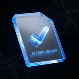 AI Agent Final Result & Success Stage Icon
