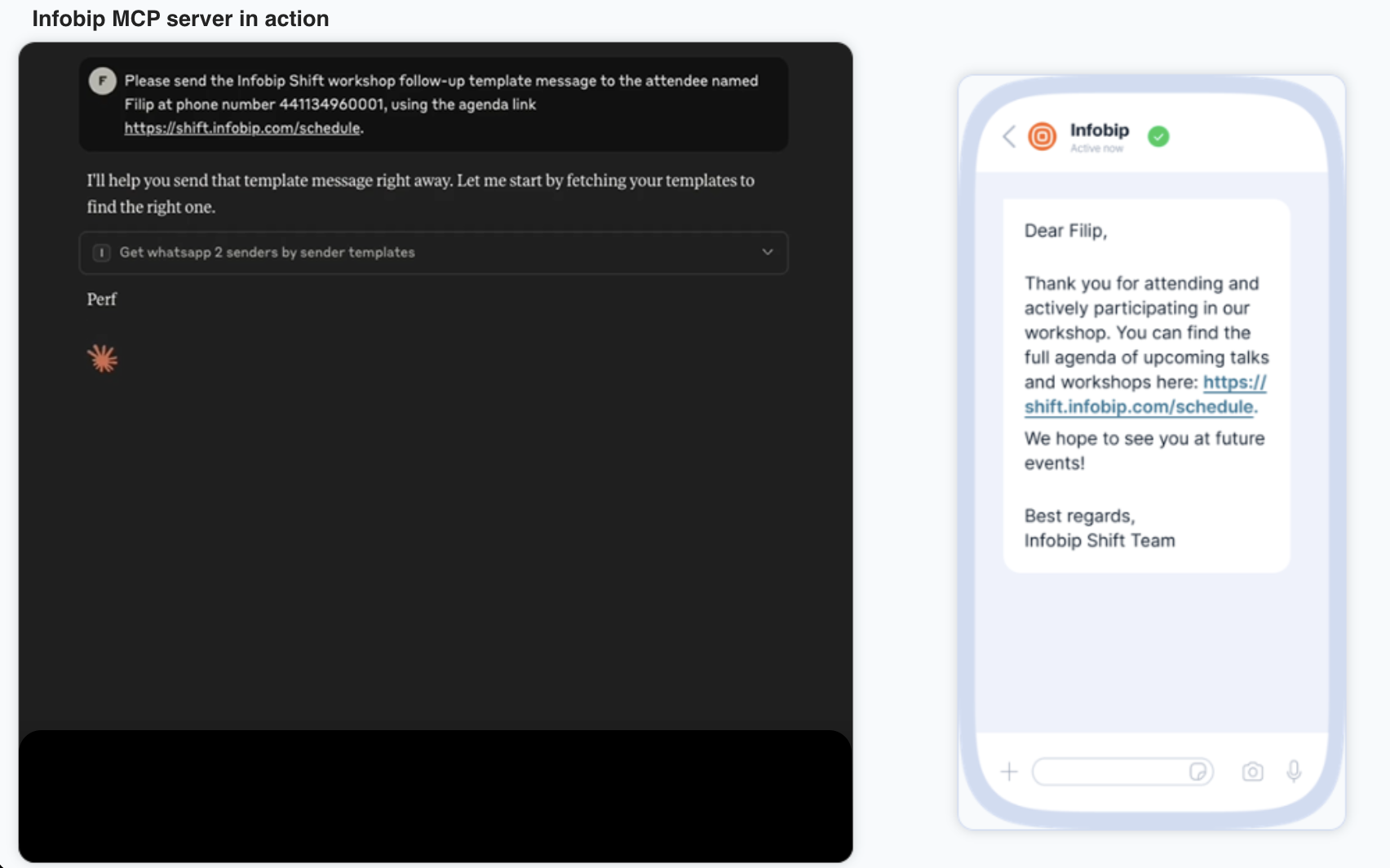 Infobip MCP Server Integration
